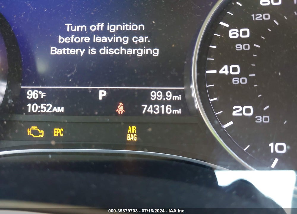 2016 AUDI A6 3.0T PREMIUM PLUS VIN: WAUFGAFCXGN075215