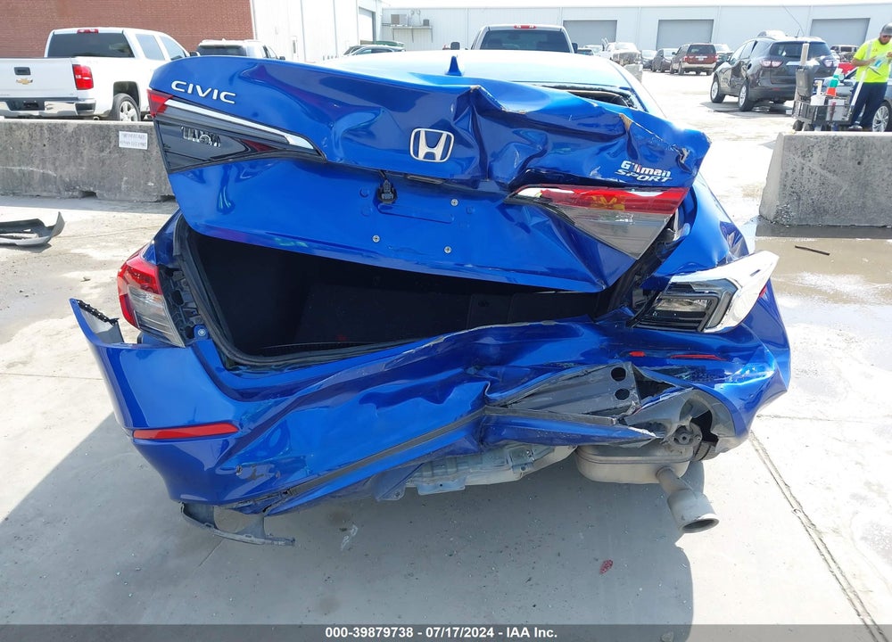 2022 HONDA CIVIC VIN: 2HGFE2F55NH515610