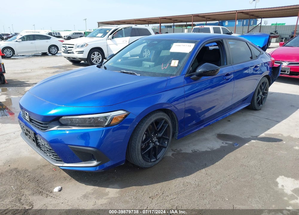 2022 HONDA CIVIC VIN: 2HGFE2F55NH515610