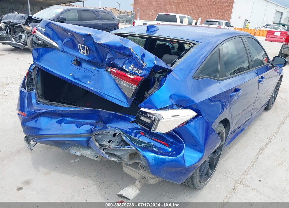 2022 HONDA CIVIC VIN: 2HGFE2F55NH515610