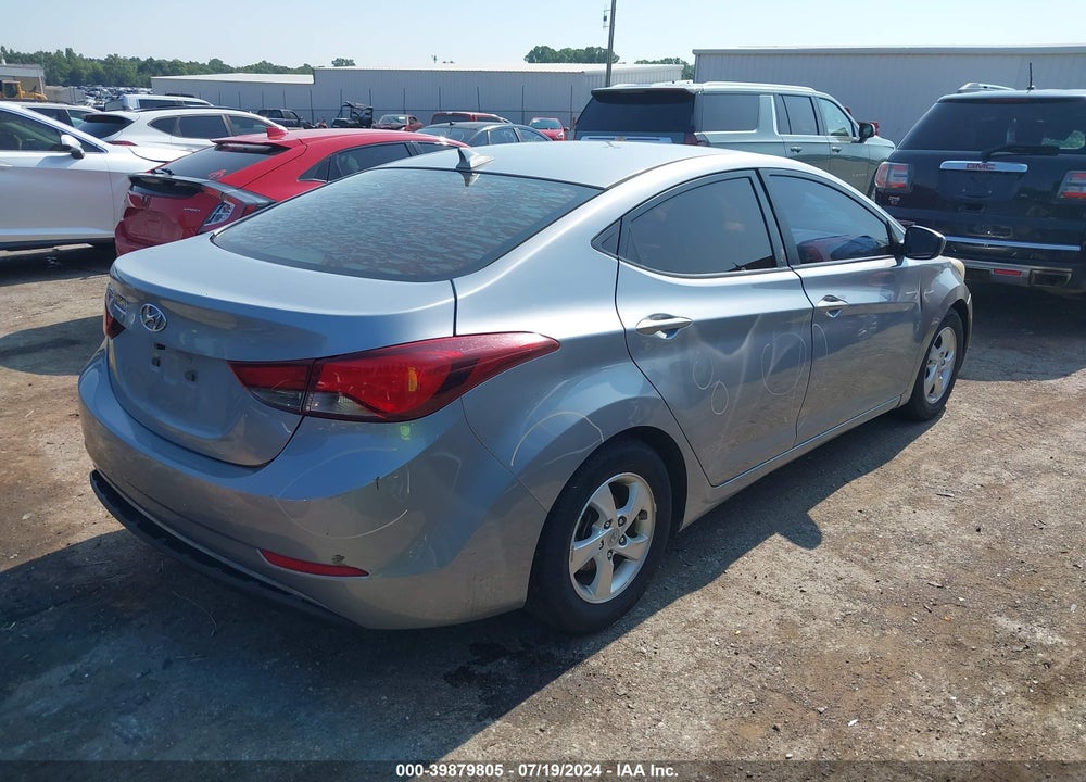 2015 HYUNDAI ELANTRA SE VIN: 5NPDH4AEXFH547767