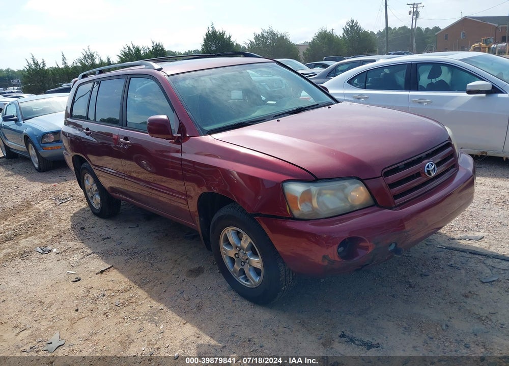 2007 TOYOTA HIGHLANDER V6 VIN: JTEEP21A870215782