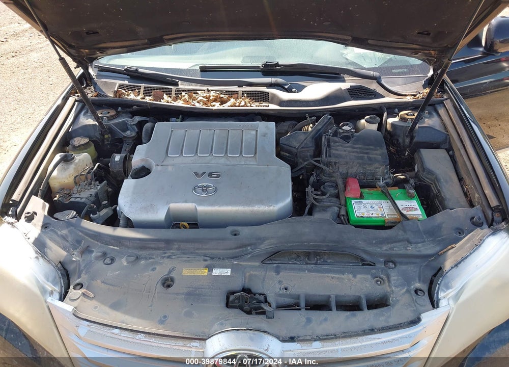 2011 TOYOTA AVALON VIN: 4T1BK3DB9BU378485