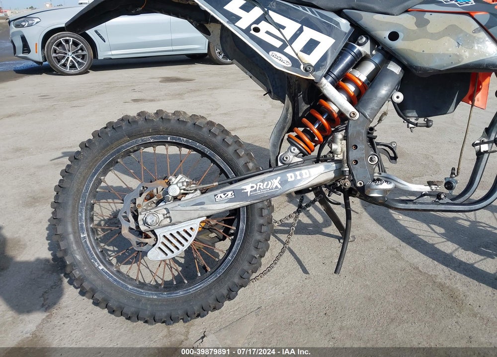 2011 KTM 450 EXC VIN: VBKEXM401BM390541