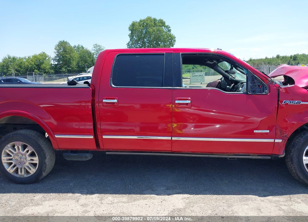 2012 FORD F-150 PLATINUM VIN: 1FTFW1ETXCFA68437