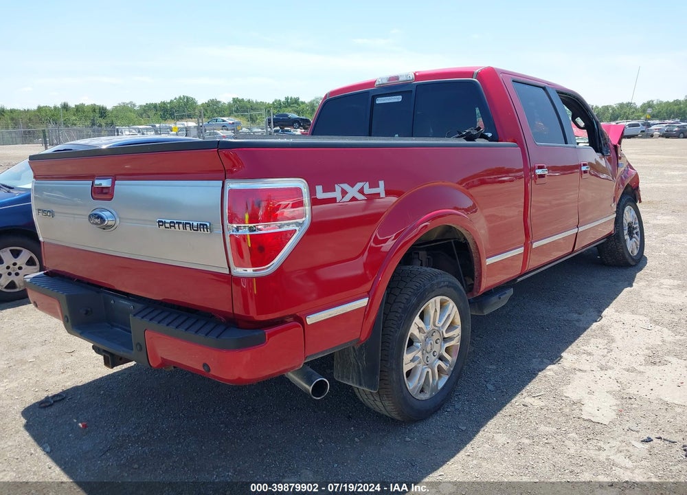 2012 FORD F-150 PLATINUM VIN: 1FTFW1ETXCFA68437