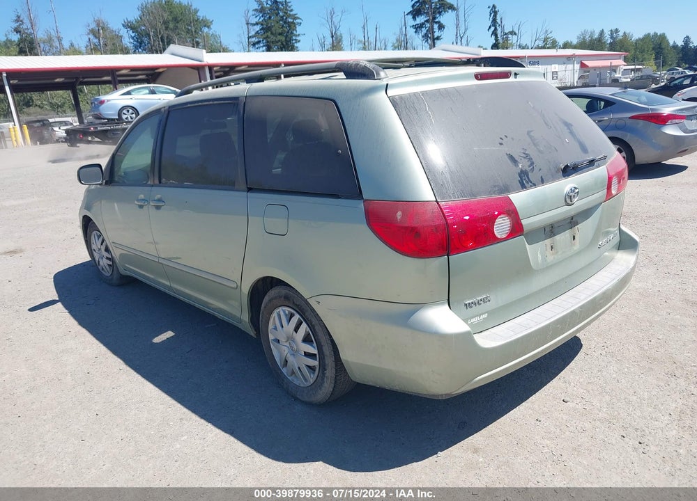 2007 TOYOTA SIENNA LE VIN: 5TDZK23C57S039418