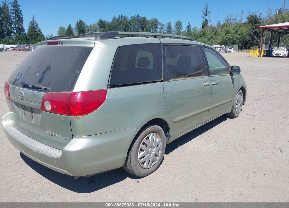 2007 TOYOTA SIENNA LE VIN: 5TDZK23C57S039418