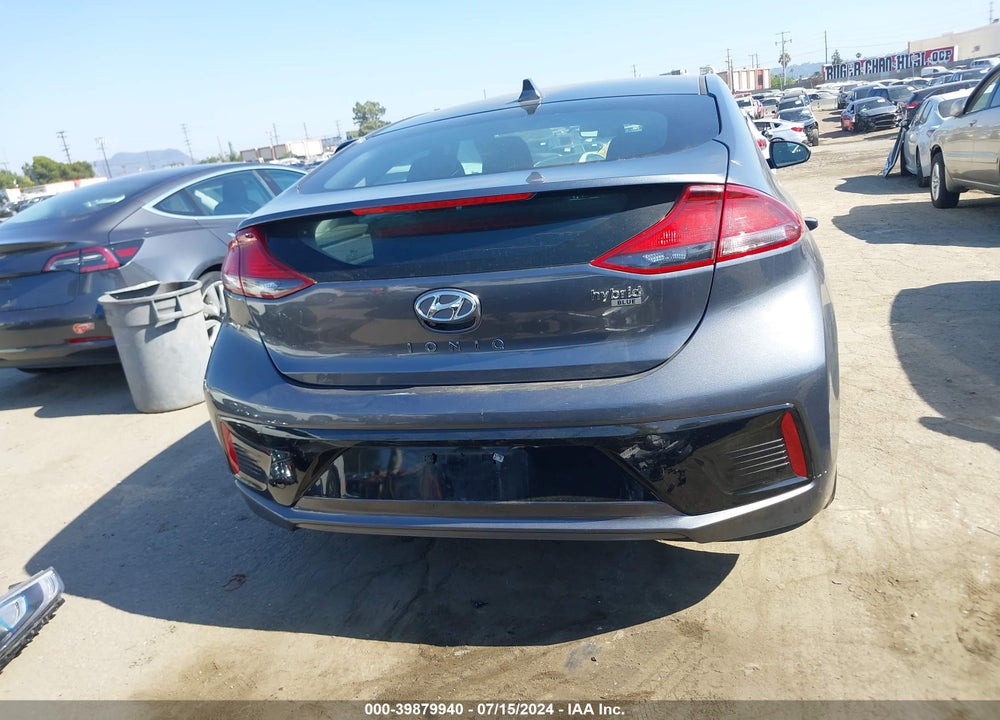 2019 HYUNDAI IONIQ HYBRID BLUE VIN: KMHC65LC0KU180053
