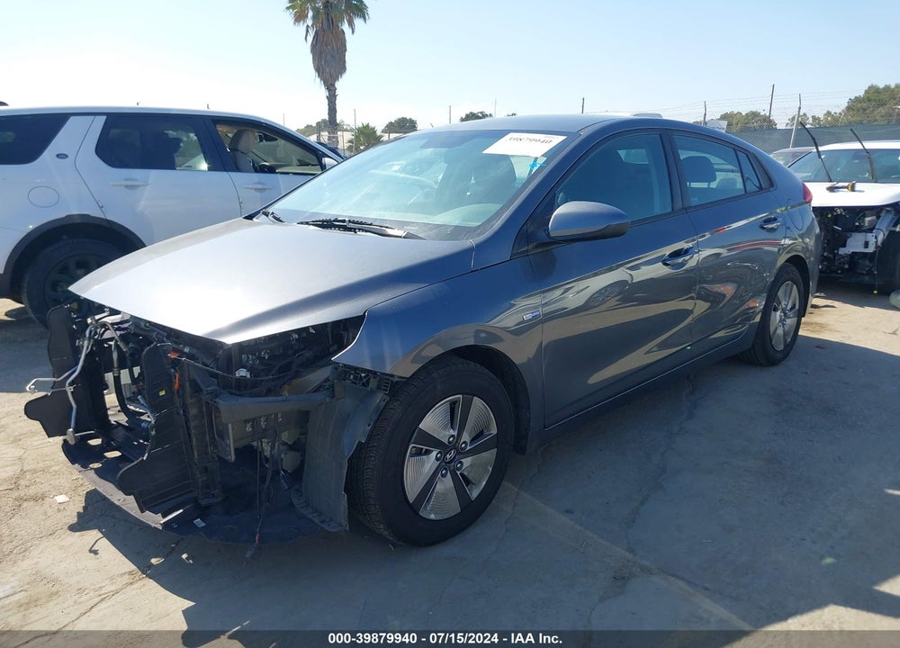 2019 HYUNDAI IONIQ HYBRID BLUE VIN: KMHC65LC0KU180053