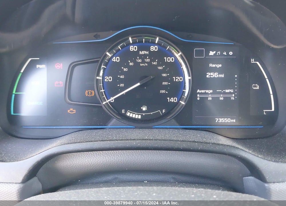 2019 HYUNDAI IONIQ HYBRID BLUE VIN: KMHC65LC0KU180053