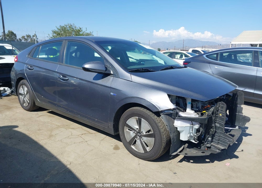 2019 HYUNDAI IONIQ HYBRID BLUE VIN: KMHC65LC0KU180053