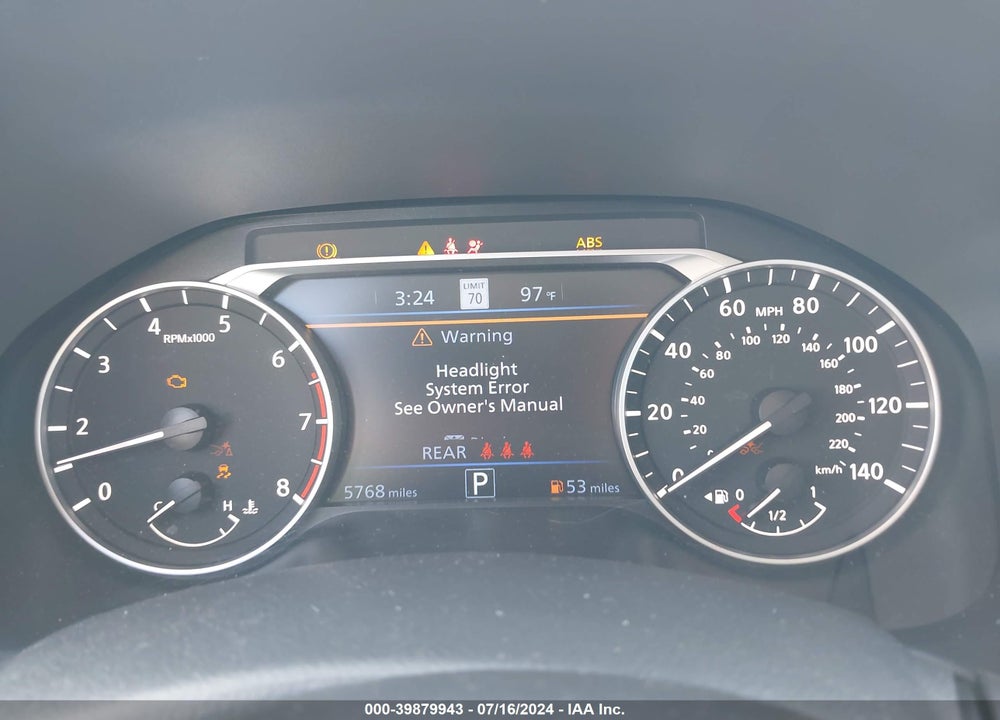 2024 NISSAN ALTIMA SV FWD VIN: 1N4BL4DV5RN345673