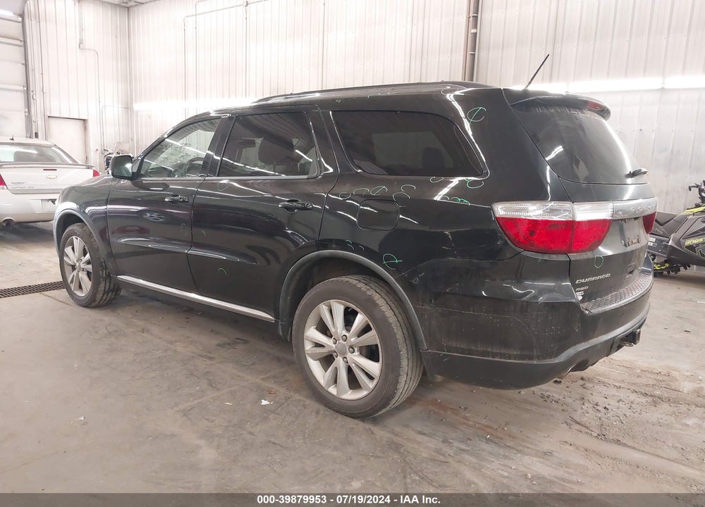 2012 DODGE DURANGO CREW VIN: 1C4SDJDT0CC186407