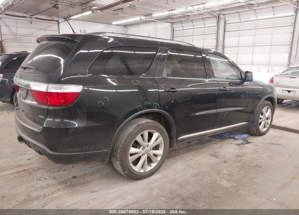 2012 DODGE DURANGO CREW VIN: 1C4SDJDT0CC186407