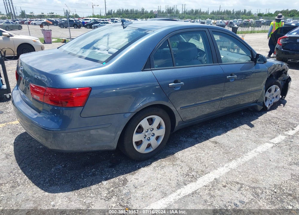 2010 HYUNDAI SONATA GLS VIN: 5NPET4AC3AH639779