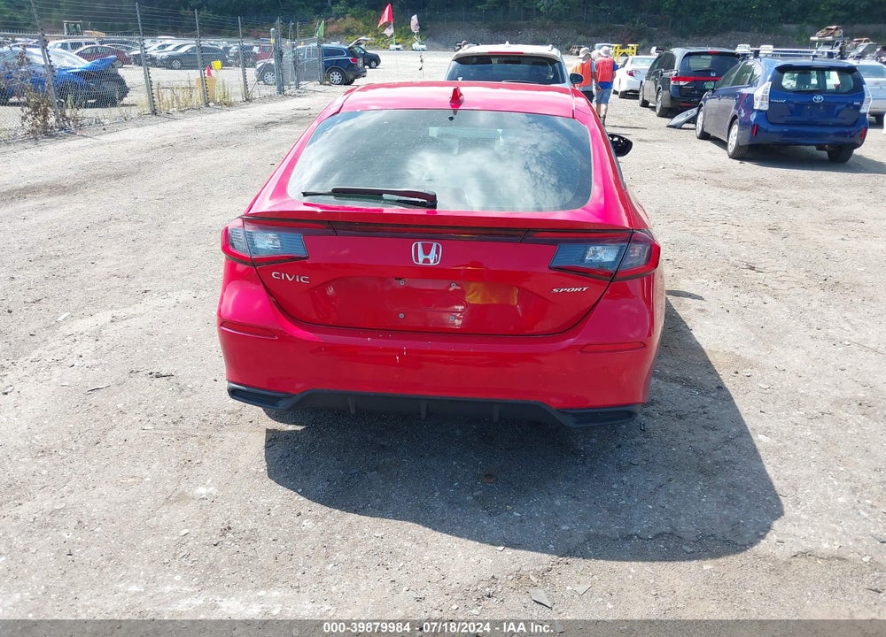 2022 HONDA CIVIC SPORT VIN: 19XFL2H89NE006286