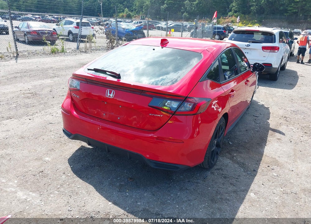 2022 HONDA CIVIC SPORT VIN: 19XFL2H89NE006286