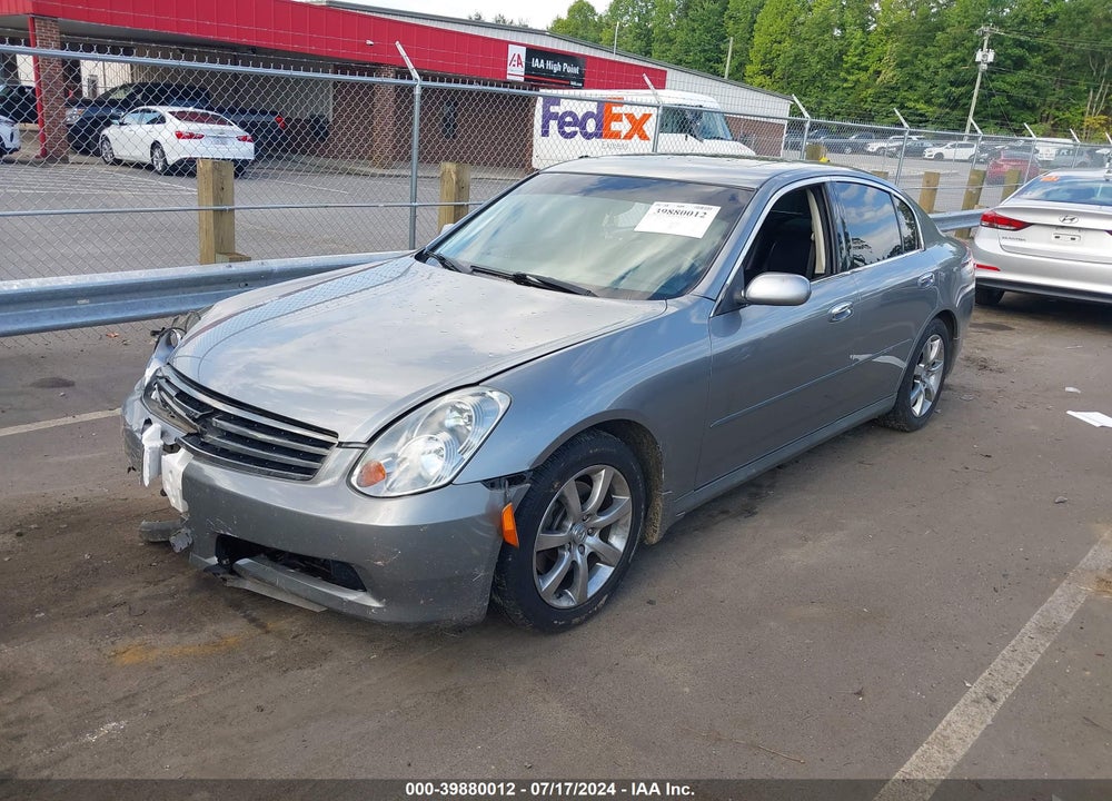 2006 INFINITI G35 VIN: JNKCV51EX6M501449