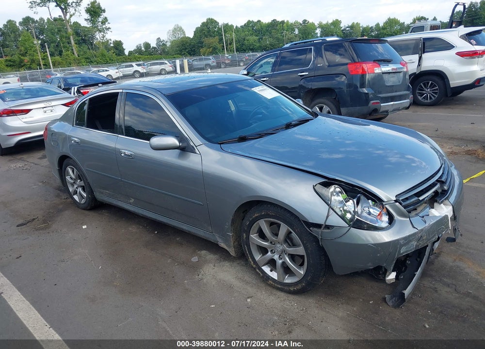 2006 INFINITI G35 VIN: JNKCV51EX6M501449