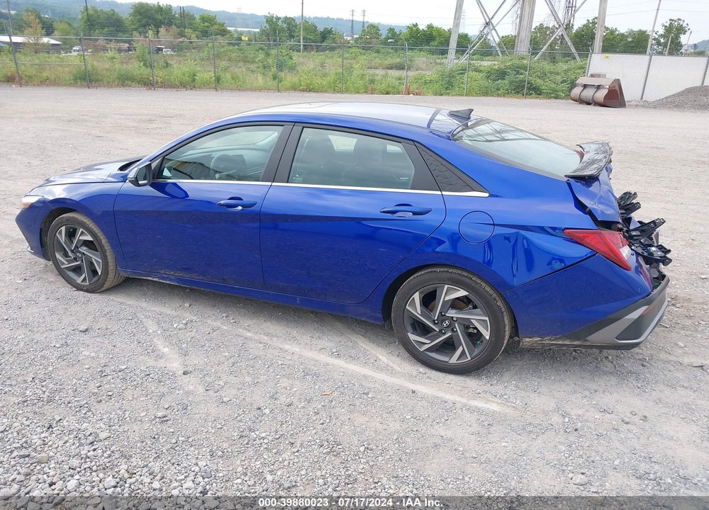 2024 HYUNDAI ELANTRA HYBRID LIMITED VIN: KMHLN4DJ7RU098146