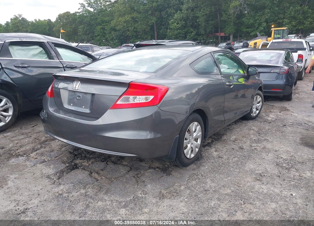 2012 HONDA CIVIC LX VIN: 2HGFG3B57CH562494