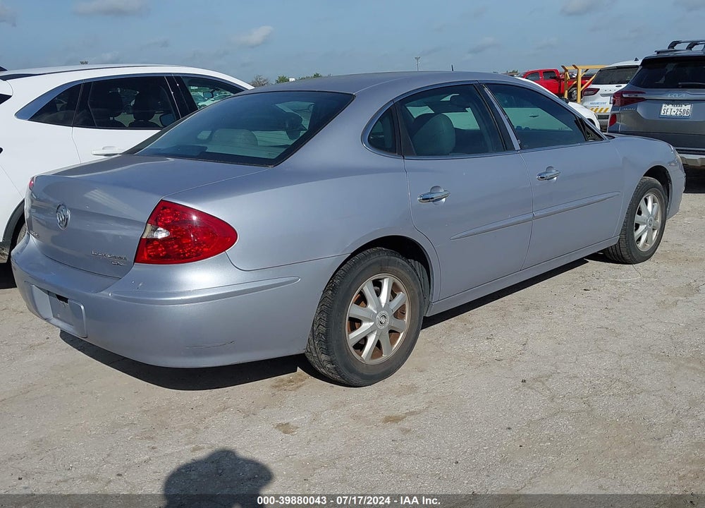 2005 BUICK LACROSSE CXL VIN: 2G4WD532551218354