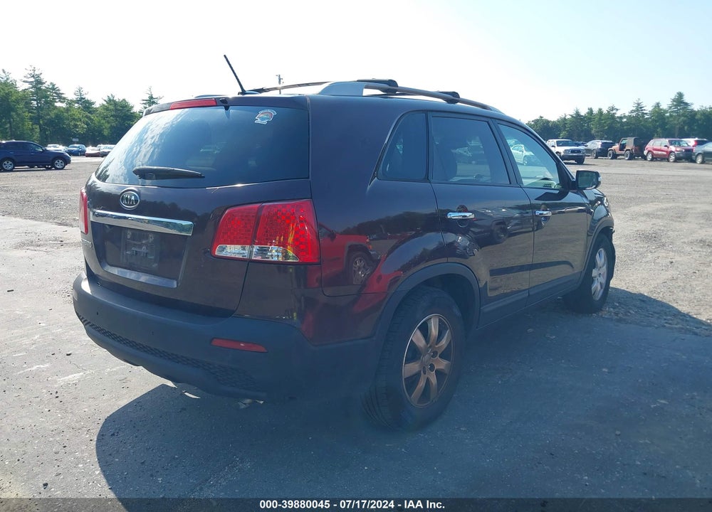 2012 KIA SORENTO LX VIN: 5XYKT3A61CG279736