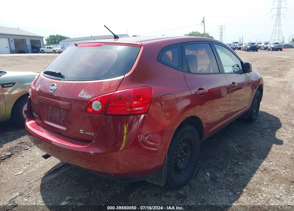 2008 NISSAN ROGUE S VIN: JN8AS58V98W141559