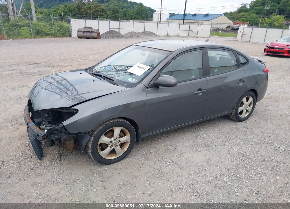 2009 HYUNDAI ELANTRA SE VIN: KMHDU46D09U654702