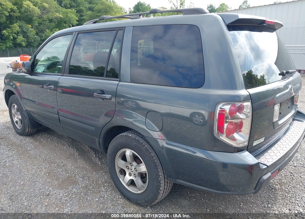 2006 HONDA PILOT EX VIN: 2HKYF18416H551838