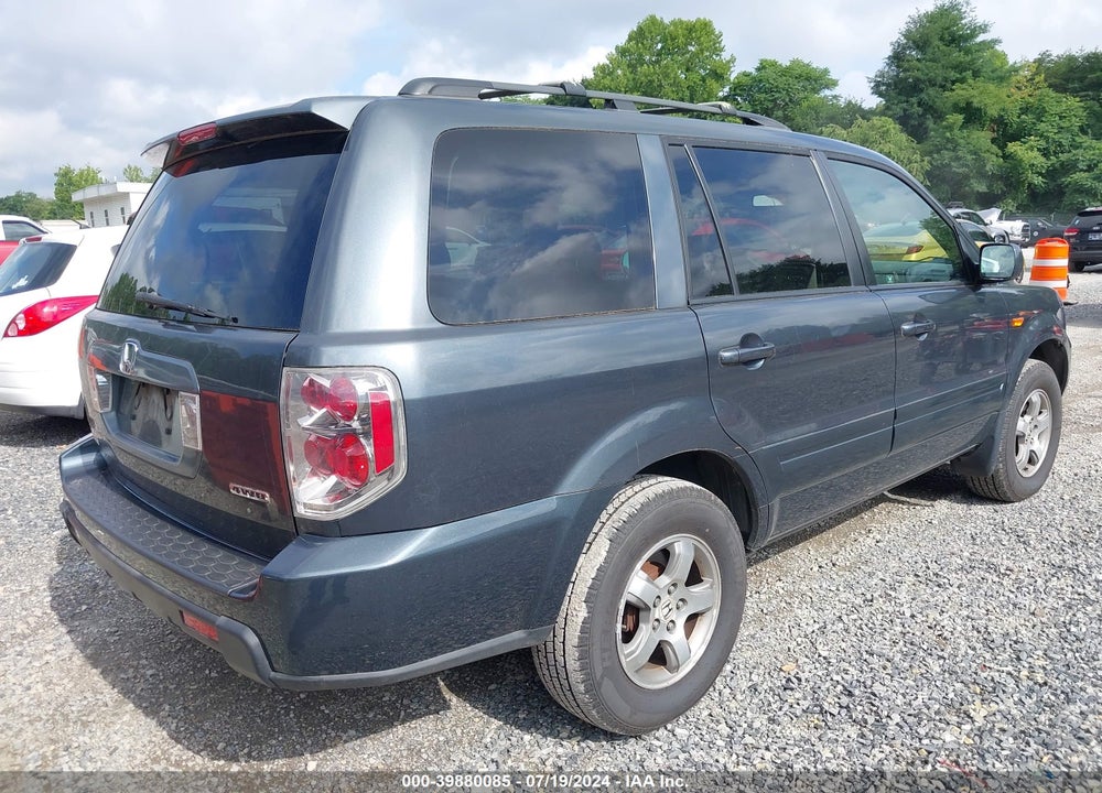 2006 HONDA PILOT EX VIN: 2HKYF18416H551838
