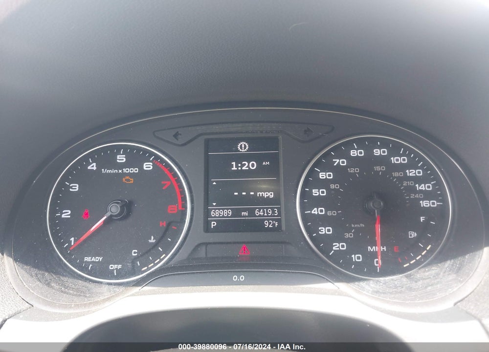 2016 AUDI A3 2.0T PREMIUM VIN: WAUB8GFF1G1024315