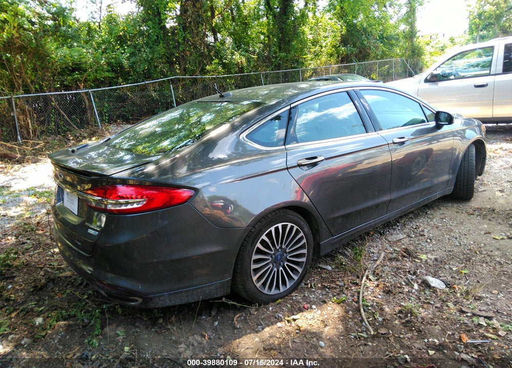 2018 FORD FUSION TITANIUM VIN: 3FA6P0D92JR168440