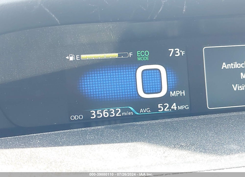 2018 TOYOTA PRIUS THREE VIN: JTDKARFU3J3065400
