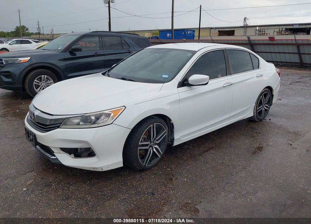 2016 HONDA ACCORD SPORT VIN: 1HGCR2F51GA027358
