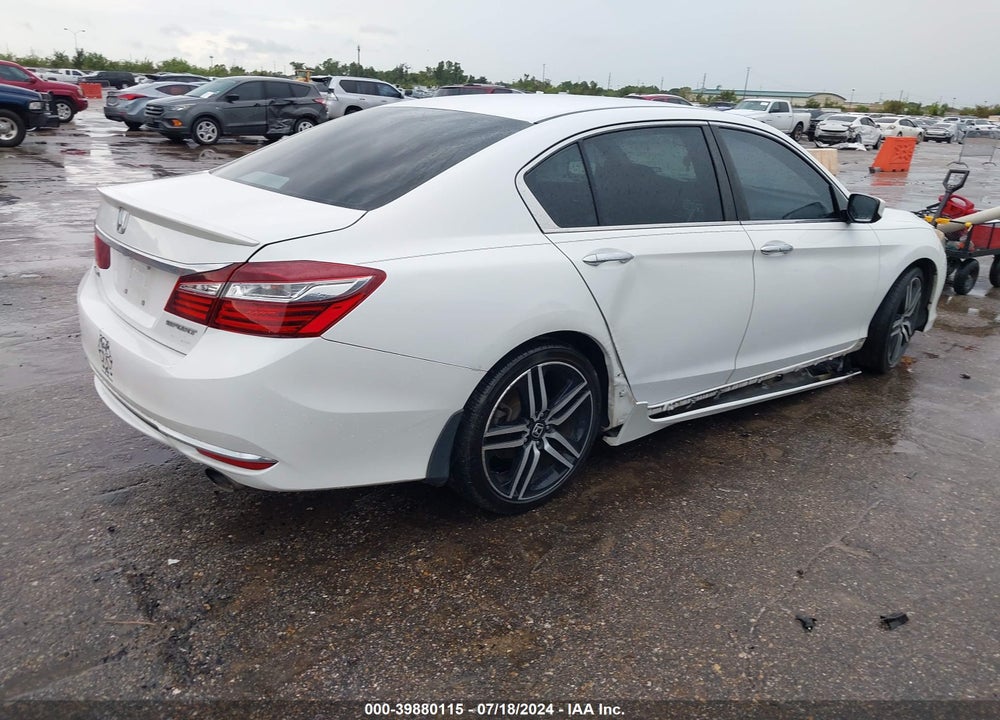 2016 HONDA ACCORD SPORT VIN: 1HGCR2F51GA027358