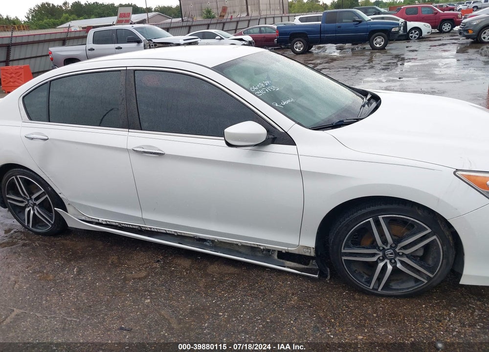 2016 HONDA ACCORD SPORT VIN: 1HGCR2F51GA027358