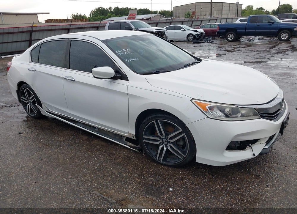 2016 HONDA ACCORD SPORT VIN: 1HGCR2F51GA027358