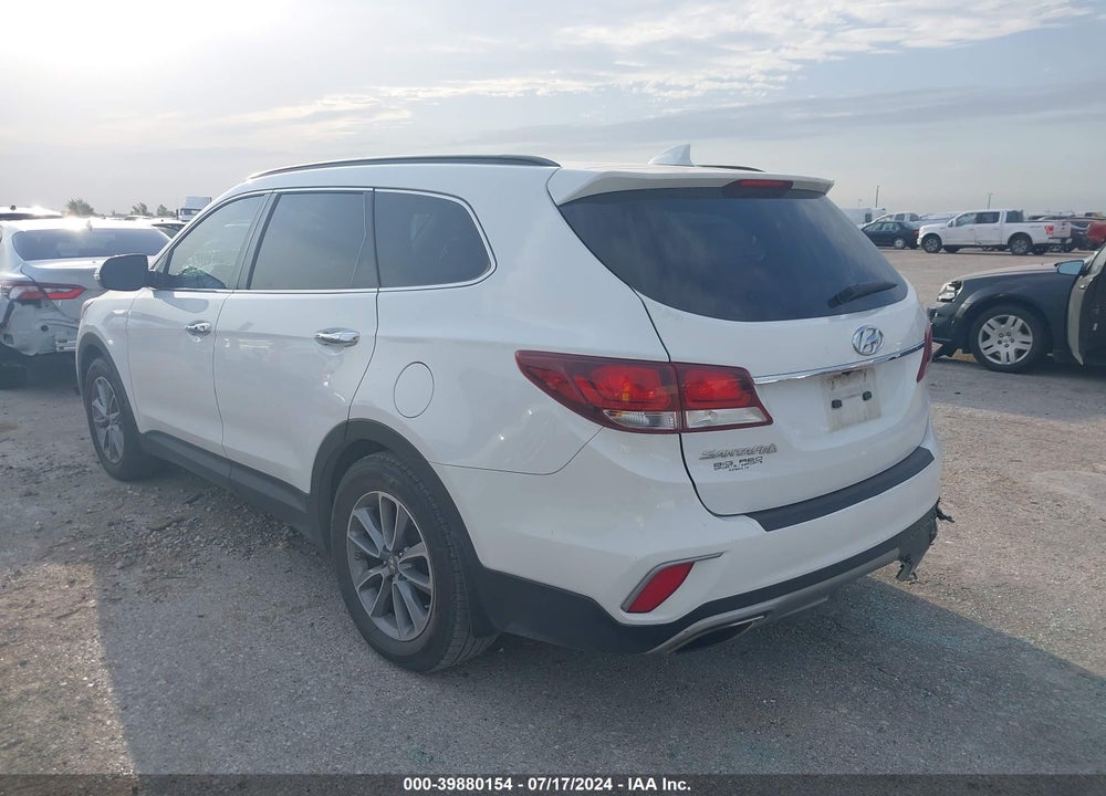 2017 HYUNDAI SANTA FE SE VIN: KM8SN4HF7HU247624