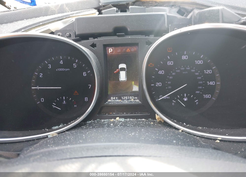 2017 HYUNDAI SANTA FE SE VIN: KM8SN4HF7HU247624