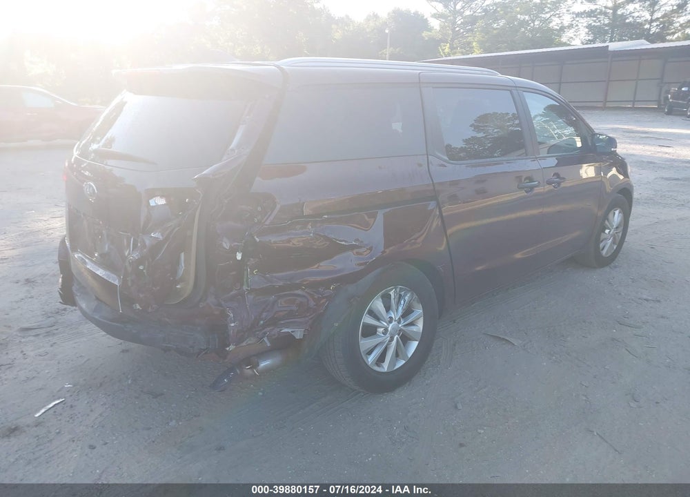 2016 KIA SEDONA LX VIN: KNDMB5C15G6086037
