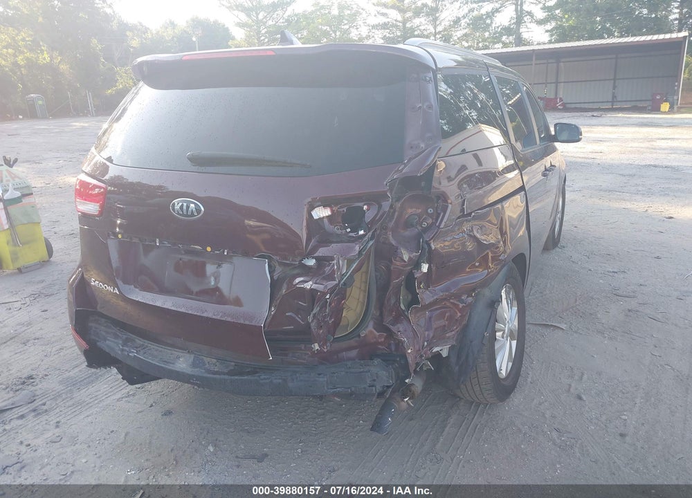 2016 KIA SEDONA LX VIN: KNDMB5C15G6086037