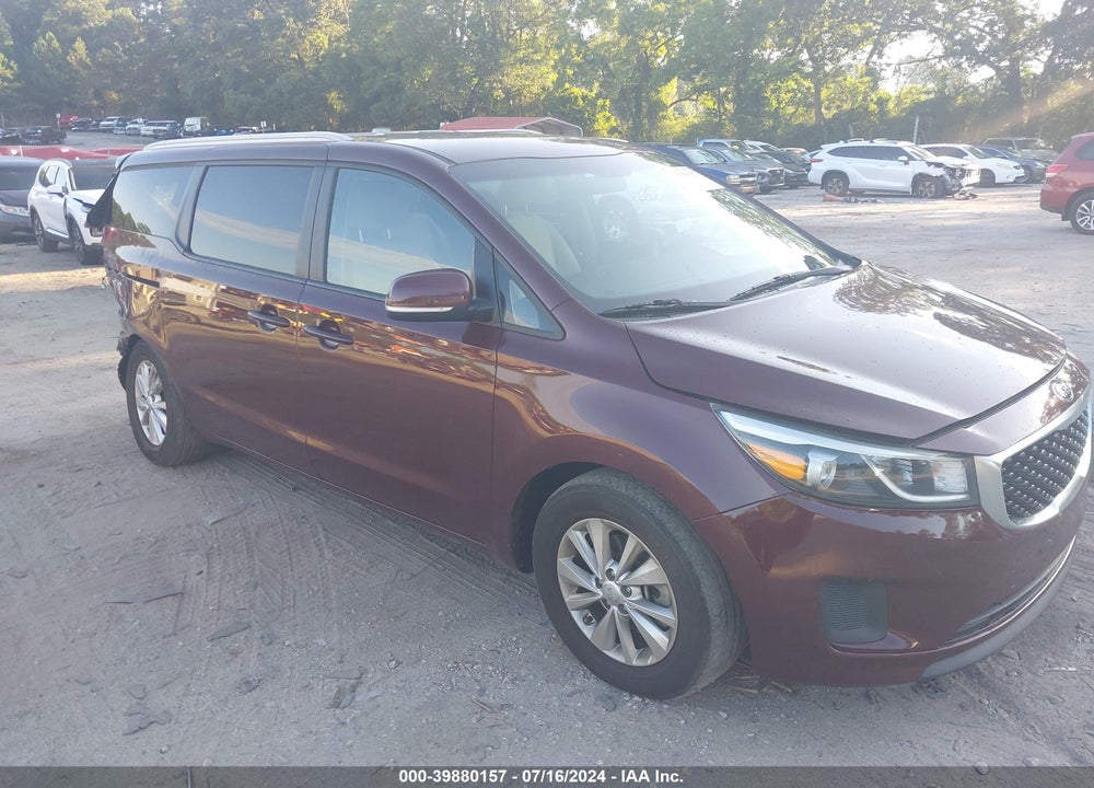 2016 KIA SEDONA LX VIN: KNDMB5C15G6086037