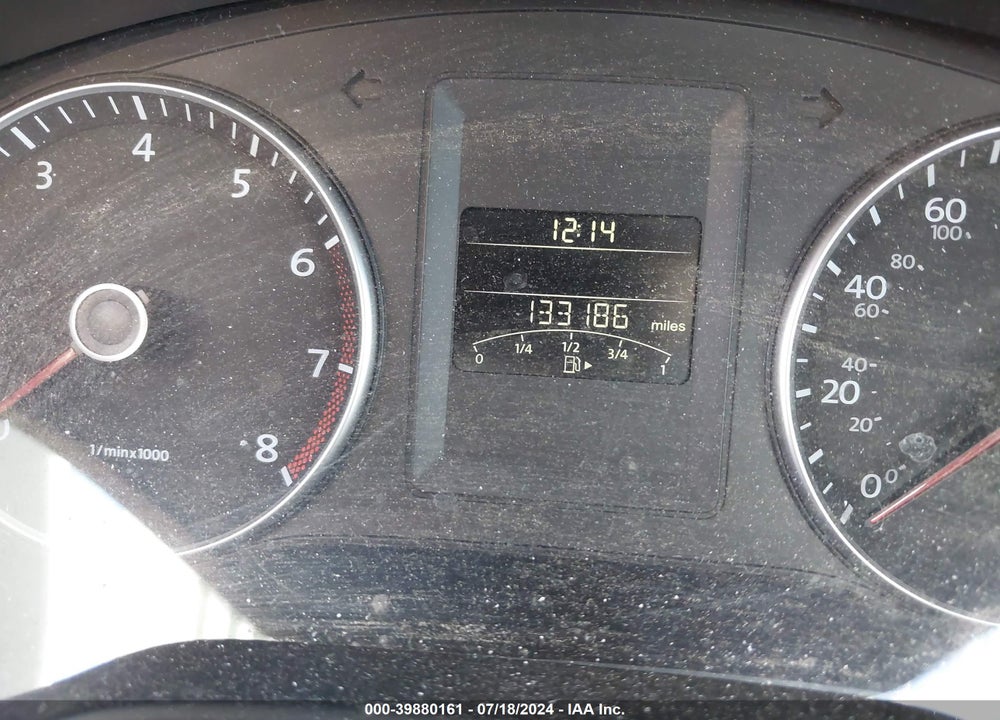 2012 VOLKSWAGEN JETTA 2.5L SE VIN: 3VWDP7AJ7CM371233