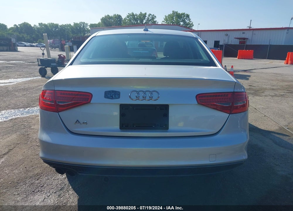 2014 AUDI A4 2.0T PREMIUM VIN: WAUAFAFL4EN035190