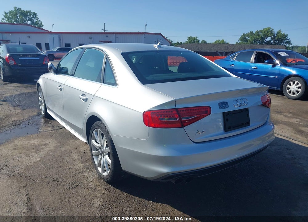 2014 AUDI A4 2.0T PREMIUM VIN: WAUAFAFL4EN035190