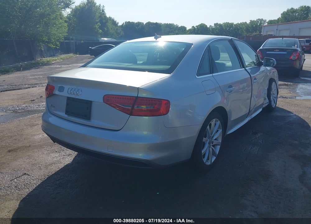 2014 AUDI A4 2.0T PREMIUM VIN: WAUAFAFL4EN035190