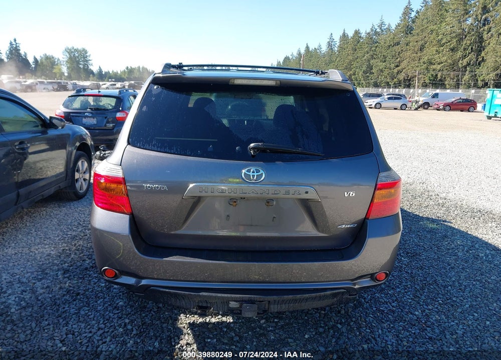 2008 TOYOTA HIGHLANDER SPORT VIN: JTEES43A882092675