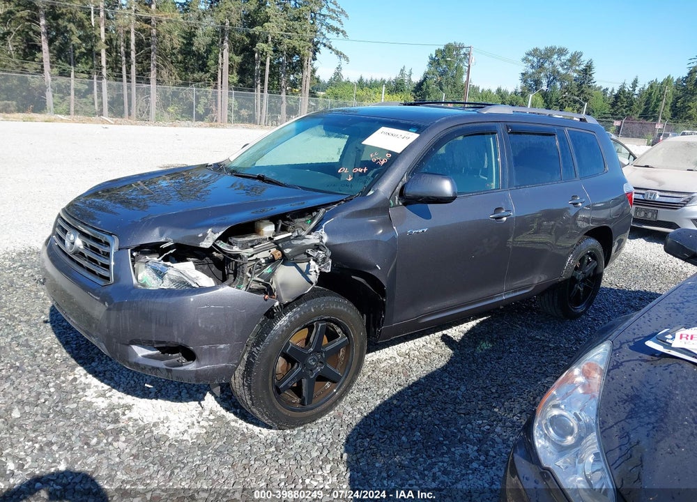 2008 TOYOTA HIGHLANDER SPORT VIN: JTEES43A882092675